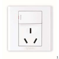 公牛(BULL) G06E204 16A 250V一开16A插座 1只