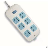 公牛(BULL)GN-G1060-3M 公牛 防触电系列 双排6位3米总控 接线板 带儿童保护门 1个