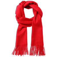 大红色围巾