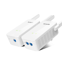 腾达(Tenda)PH15 1000M子母路由 千兆无线电力猫路由器套装 WiFi信号放大器 穿墙宝 支持IPTV