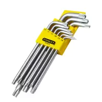 史丹利(STANLEY) 9件套长L形中孔花形扳手TT10-TT50 92-625-23(单位: 套）