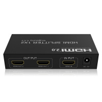 eKL HDMI2.0分配器一分二 高清4K@60HZ 电脑电视hdmi1进2出HDCP2.2