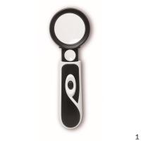 宝工 Pro'sKit MA-023 手持伸缩式5/20X双倍率LED放大镜 1件