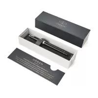 派克(PARKER) 2016都市磨砂黑杆白夹墨水笔