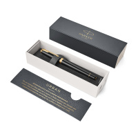 派克(PARKER) 2016都市磨砂黑杆金夹墨水笔