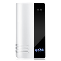 格林姆斯(GLEMOS)GS8-55B速热式电热水器 双胆循环加热ECO节能全智能恒温16升储水 5500W 黑白配