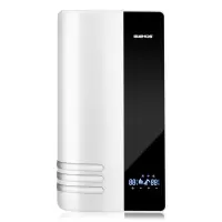 格林姆斯(GLEMOS)GS8-55B速热式电热水器 双胆循环加热ECO节能全智能恒温16升储水 5500W 黑白配