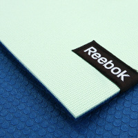 [健芬欣]锐步Reebok 防滑进口双面初学者健身垫舞蹈垫运动垫子6mm加厚瑜伽垫RAYG-11060BLGN/PLGR