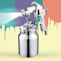 油漆喷枪高雾化 气动高压 下壶喷漆枪 单个装--（个）