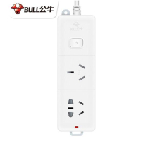 公牛16A空调专用插座 1.8米2插位 GN-S102D