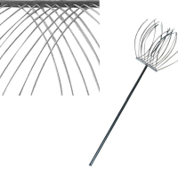 攀战 铁打火扫帚 打火鞭 森林灭火拖把 把铁打火鞭 灭火钢丝打火鞭 直径为2.5*15cm