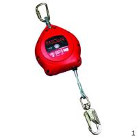 霍尼韦尔 Honeywell MP20G/20FT Falcon坠落制动器，6.2米镀锌钢缆，配有1个万向安全钩和1个万