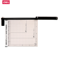 得力 切纸刀 手动裁纸刀 钢质底座 可切A5纸 8016