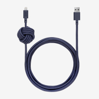 Native Union苹果MFi 3米加长小球手机快充iPhone11/pro/promax通用充电数据线 靛蓝色