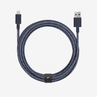 NativeUnion苹果MFi数据线iphone11/pro/promax手机充电尼龙3米加长数据线 靛蓝色