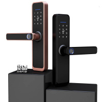 HRU-X2 指纹锁红古铜智能入户门禁