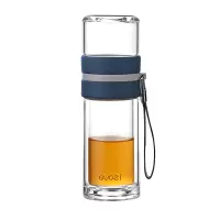 果兹 泡茶师随行杯GZ-S48 下茶仓200ml+上茶仓90ml尺寸：D65×195mm （50个起订）