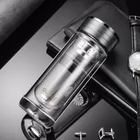 果兹 兰颂双层玻璃保温杯GZ-S47 容量：220ml尺寸：D65×185mm（50个起订）