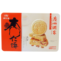 广州酒家利口福 杏仁饼 480g 铁罐装