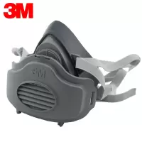 3M 3200半面型喷漆专用防毒面具防护面罩