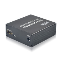 eKL-DHA DVI转HDMI带音频转换器 左右声道转HDMI 电脑转电视高清音视频 DVI转HDMI转换器 1个