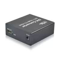 eKL-DHA DVI转HDMI带音频转换器 左右声道转HDMI 电脑转电视高清音视频 DVI转HDMI转换器 1个