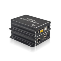 eKL KVM延长器300米 VGA转RJ45网线USB鼠键 传输视频信号放大器