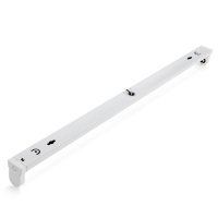 雷士(NVC)雷士照明 T8分体LED灯管支架配件 T8一体化空支架0.6米 背出线可吊装 白色