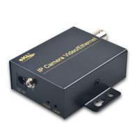 eKL IP同轴网络延长器 高清网线转同轴转换器 电梯监控模拟转高清网络摄像头同轴线缆传输器 一套（发射+接收 NCR2