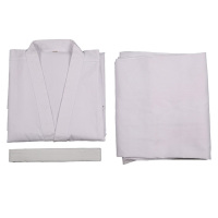 攀战 空手道服搏击服四季运动训练套装运动服L白色