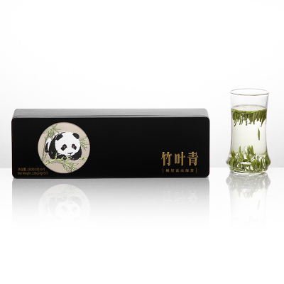 竹叶青茶叶峨眉高山绿茶特级(静心)熊猫款时尚礼盒228g