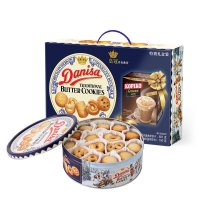 B2B 丹麦蓝罐黄油曲奇饼干681g礼盒装