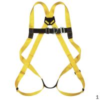 霍尼韦尔 Honeywell DL-33A DL双挂点全身式安全带带背部D型环和胸前D型环 1件