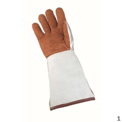 霍尼韦尔 Honeywell 2058698-10 镀铝皮革焊接隔热手套,右手,10 1只