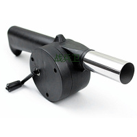 战兵卫 手摇吹风机 烧烤工具配件 木炭点火助力手动鼓风机