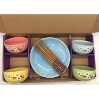 正坤C036 9头雪花餐具套装