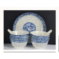 正坤C033 13头青枝玉满餐具套装