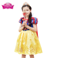 Disney迪士尼儿童白雪公主裙女生角色演出服节日礼服