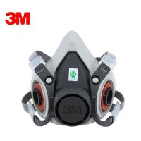 3M 6100 半面型防护面具 24个/箱 (一个装)