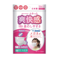 福尔捷 防起雾非医疗口罩 5只装 小号款