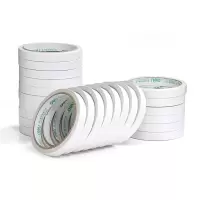 得力(deli)30401 棉纸双面胶带12mm*10y(9.1米)24卷/袋