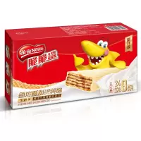 脆脆鲨休闲零食威化饼干牛奶口味640g