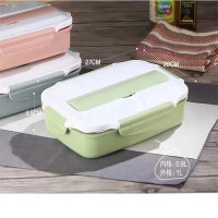 禧天龙 不锈钢分格餐盒 食堂饭盒