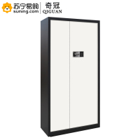 奇冠(QIGUAN)灰白套色钢制通门保密柜(国保锁)板厚1.0mm W900*D430*H1850