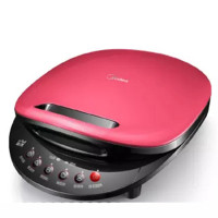 美的电饼铛 家用双面悬浮加热蛋糕烙饼机 JCN30M 红色