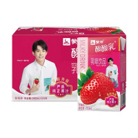 蒙牛酸酸乳草莓味 250ml*24盒 营养乳味饮品 新老包装随机发货