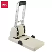 得力 0130 2孔 φ6mm 可打100页 手动重型打孔机底座稳固 耐磨耐用 防腐蚀装订机配件