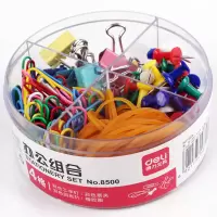 得力 0052 3# 29mm 银色 镀镍金属回形针 200枚/筒耐折耐用回形针