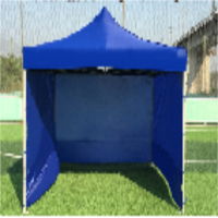 小海牛围布帐篷排档夜市挡风遮阳防水折叠篷布加厚带窗开门帐篷三面围挡