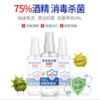 企购优品恩呈怡夫康75%酒精杀菌消毒液免洗除菌喷雾便携式家用